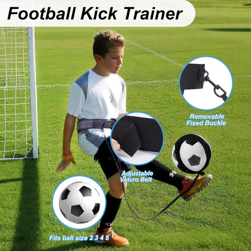 grestar Speed Agility Training Equipment Set, Agility Ladder 20ft, 12 Football Cones, Resistance Parachute/Soccer Kick Trainer, Jump Rope, 5 Resistance Bands, Football Practice Equipment for Kids Adults - Image 5